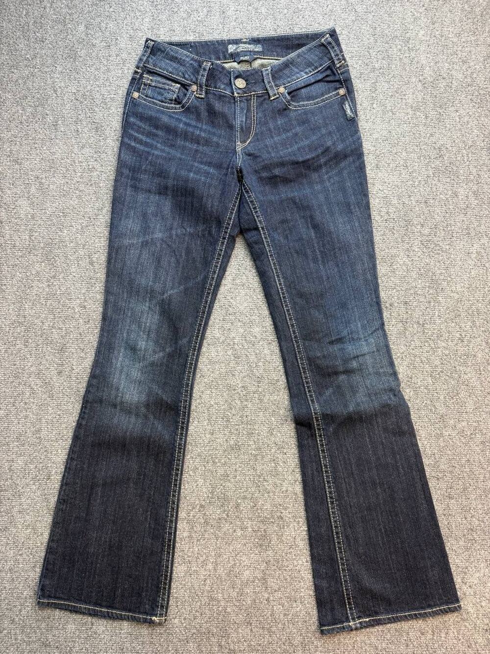 Silver Jeans Co. Suki Women’s W28 L32 Dark Wash Bootcut Stretch Jeans